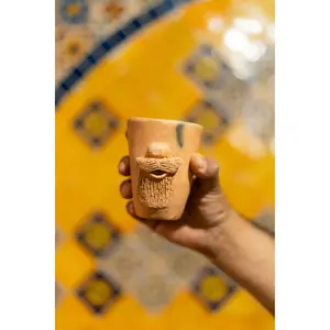 El Sabio – Handcrafted Clay Cup from Tlahuitoltepec