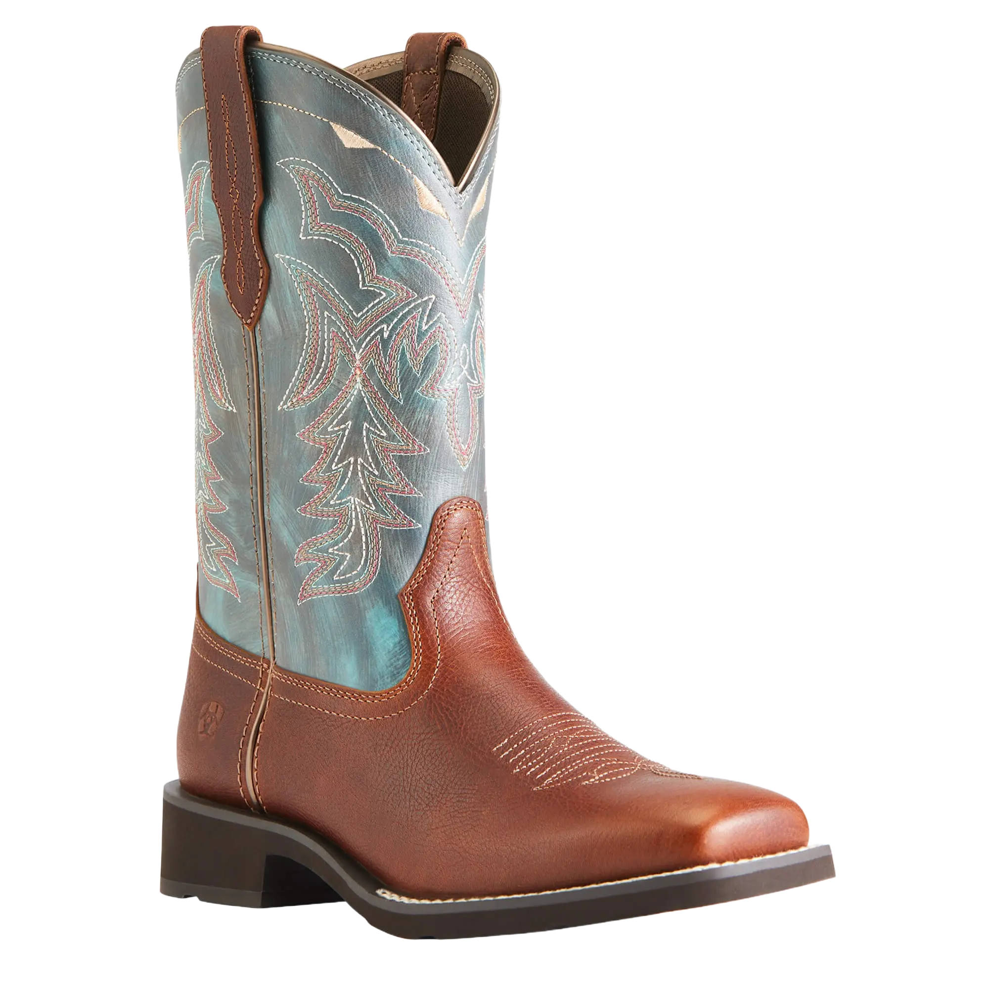 Ariat Ladies Delilah Spiced Cider & Teal River Boots 10042420