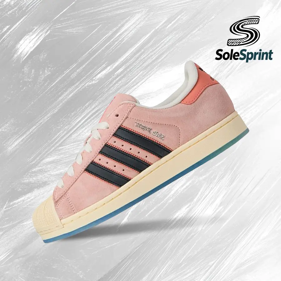 Adidas Men's Superstar x SpongeBob Patrick Star Running-Inspired Lifestyle Sneakers, Vintage Foam Lace-Up Shock-Absorbent Shoes for Casual Wear - JQ6778, US Sizes