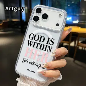 Pink Psalms Bible Quotes Advanced fashion giftMagnetic Phone Case for iPhone 17 15 Plus 16 Pro Max Air E 14 13 12 11 X XS XR Shockproof TPU Premium Stylish Durable Protection Case