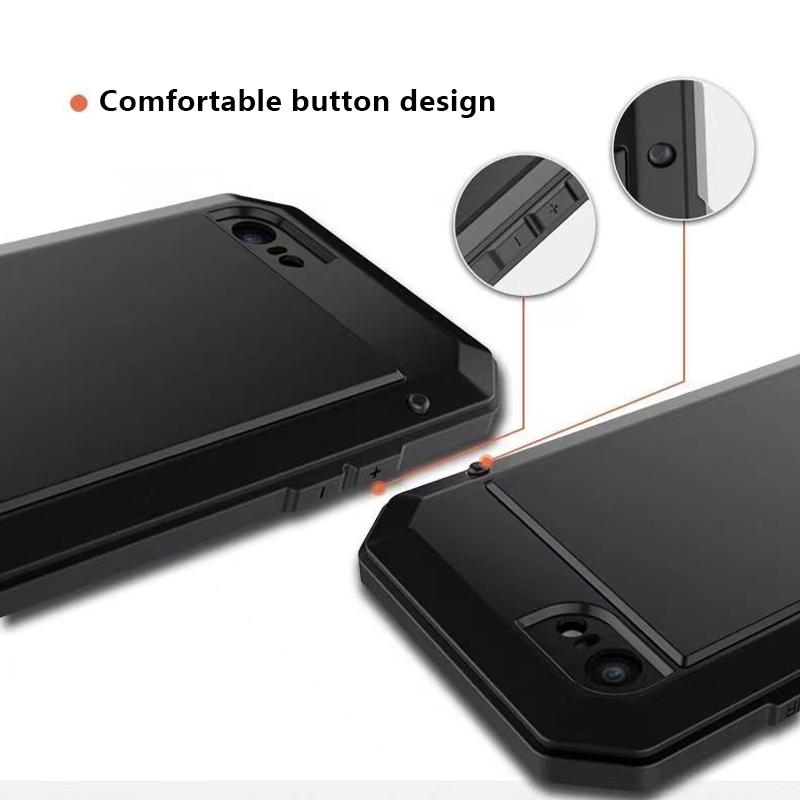 Metal Case For iPhone 16/15/14/13/12/11 ProMax/15 Plus/14 Plus/12/13/XR/Xs Max/X/XS PlusHeavy Duty Tough Rugged Case WithBuilt-in Glass Screen Protector, 360 FullBody DustProof Protective Cover Metal Case For iPhone 16/15/14/13/12/11 ProMax/15 Plus/14 Plus/12/13/XR/Xs Max/X/XS PlusHeavy Duty Tough Rugged Case WithBuilt-in Glass Screen Protector, 360 FullBody DustProof Protective Cover