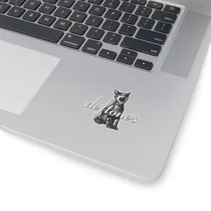 Deftones Cat Kiss-Cut Stickers - Cute Cat Stickers for Laptop, Water Bottle, Phone, Gifts, Music Lovers