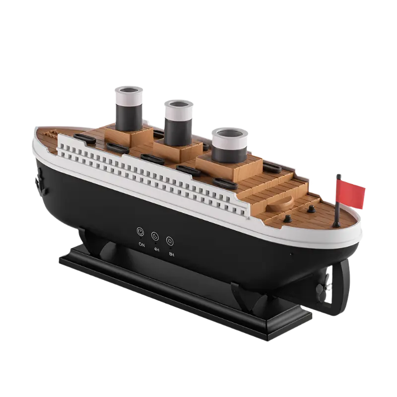 HaloCruise Mist Diffuser – 250ml Ship-Inspired Ultrasonic Aroma Diffuser
