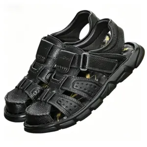 Men's Summer Solid Color Stylish Sandals | Casual NonSlip Beach & Outdoor Water Sandals