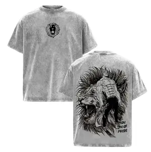 Escanor Lion Sin of Pride T-Shirt Roaring Lion Manga Artwork Vintage Washed Oversized Japanese Anime Streetwear Heavy Cotton Unisex Retro Tee Gift For SDS Fans