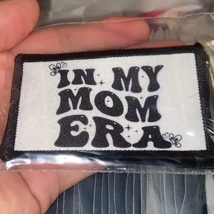 In My Mom Era Trucker Hat Bar Iron On Patch