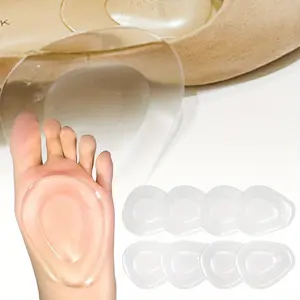 8 Pcs Metatarsal Pads Ball of Foot Cushions 8 Pack Gel Ball Feet Pads  Neuroma Callus Foot Pain Relief Bunion Forefoot Support for Women Men party  supplies gift