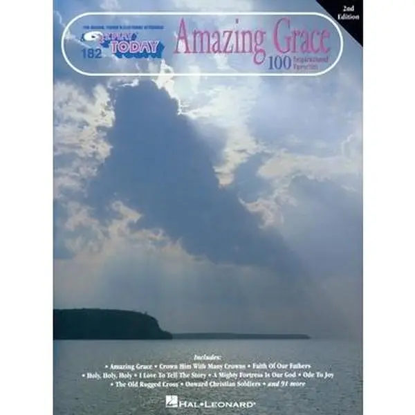 USED Book - Amazing Grace: 100 Inspirational Favorites by Hal Leonard Publishing Corporation (Paperback) - english