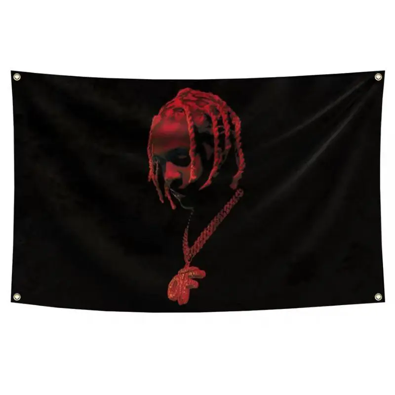 Lilik Durkfx Custom Tapestry Banner - 3x5Ft Hip Hop Hanging Decoration for Man Cave, College Dorm Room, Outdoor Use with 4 Brass Grommets (Home & Festive Party Backdrop Supply)