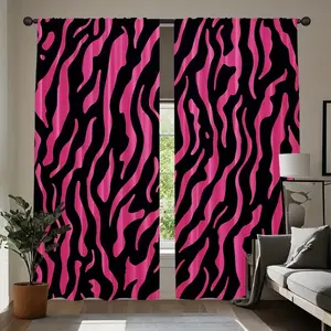 Leopard Print Curtains, 2 Piece Set Modern Design, Durable Polyester Fabric, Ideal for Living Room and Bedroom Home Decor