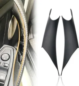 2pcs Easy to install car Interior Door Pull Handle Grab Cover Fit for BMW 3 Series 320,328,330,335,F30,F31,F34,F80,M3 and 4 Series 418,420,428,435,F32,F36,F82,F83,M4 2012-2018 Left+Right Black