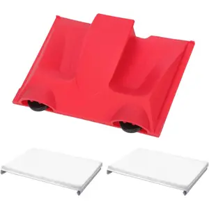 Paint Edger Trimmer with 2pcs Replacement Pad Refills Edge Painting Tool for Wall Paint Pad Applicator for Ceilings Corner Edges Painter Trim Painting Supplies