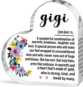 GiGi Gifts for Grandma Birthday Christmas Gifts for Grandma Grandmother NaNa MiMi Best Ever GiGi Definition Decorative Signs & Plaques