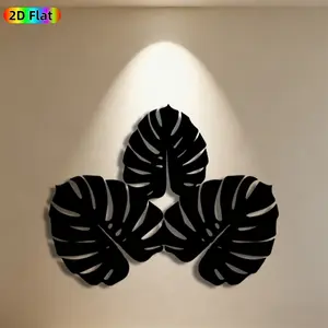 1pc Monstera Leaf Metal Wall Art, Exotic Monstera Leaf Statue Mural, Ideal Gift for Easter, New Year, Tropical Decor Enthusiasts, Weather-Resistant Metal Wall Decor , Perfect for Garden Fence & Living Room Wall, Vibrant Nature-Inspired Wall Ornament