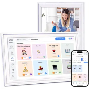 15.6"  Digital Calendar, 1080P IPS  Screen Interactive Display,  Chore Chart/Family Planner for Family Schedules - Free 64GB Card