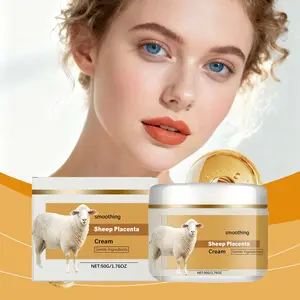 AMZ Sheep Placenta Moisturizing Cream, Gentle Formula, Hydrate & Smooth Skin