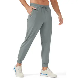 Men's Sweatpants with Zipper Pockets Athletic Pants Traning Track Pants Joggers for Men Soccer, Running, Workout