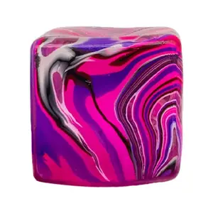 Textured soft squeezie rubber decorative piece made from square maltose candies, has a slow-rebounding, fun, and stress-relieving quality, making it perfect for relaxing at home or in the office super squishy.