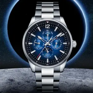 WM160 Chronograph Pilot Watch - Men's Automatic Mechanical ST1652 42 mm Chronograph Calendar