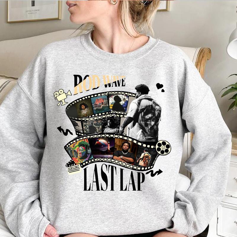 Rod Wave The Last Lap 2024 Shirt, Sweatshirt, Hoodie, Rod Wave Pink Sweatshirt, Concert Tour Shirt, Rapper Shirt, Classic Fashion, Easy to Wear, Just Throw It On