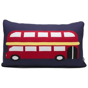 Rian Tricot Cushion - London Double Decker Bus
