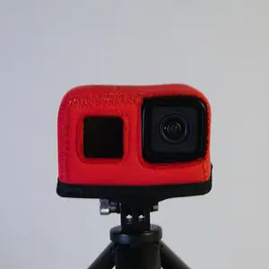 Action Skins Camera Cover - Customizable Design, Water-Repellent Material, Enhanced Noise Reduction, Fit Most Action Cameras Including GoPro Skin, Insta360 & DJI Audio Button