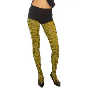 Women Sexy Sheer Patterned Tights Leggings Pantyhose Stockings Colorful Y2k Funky Tights Vintage 90s Streetwear