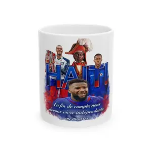 Ceramic Mug, (11oz, 15oz) Haiti WC National team 2026