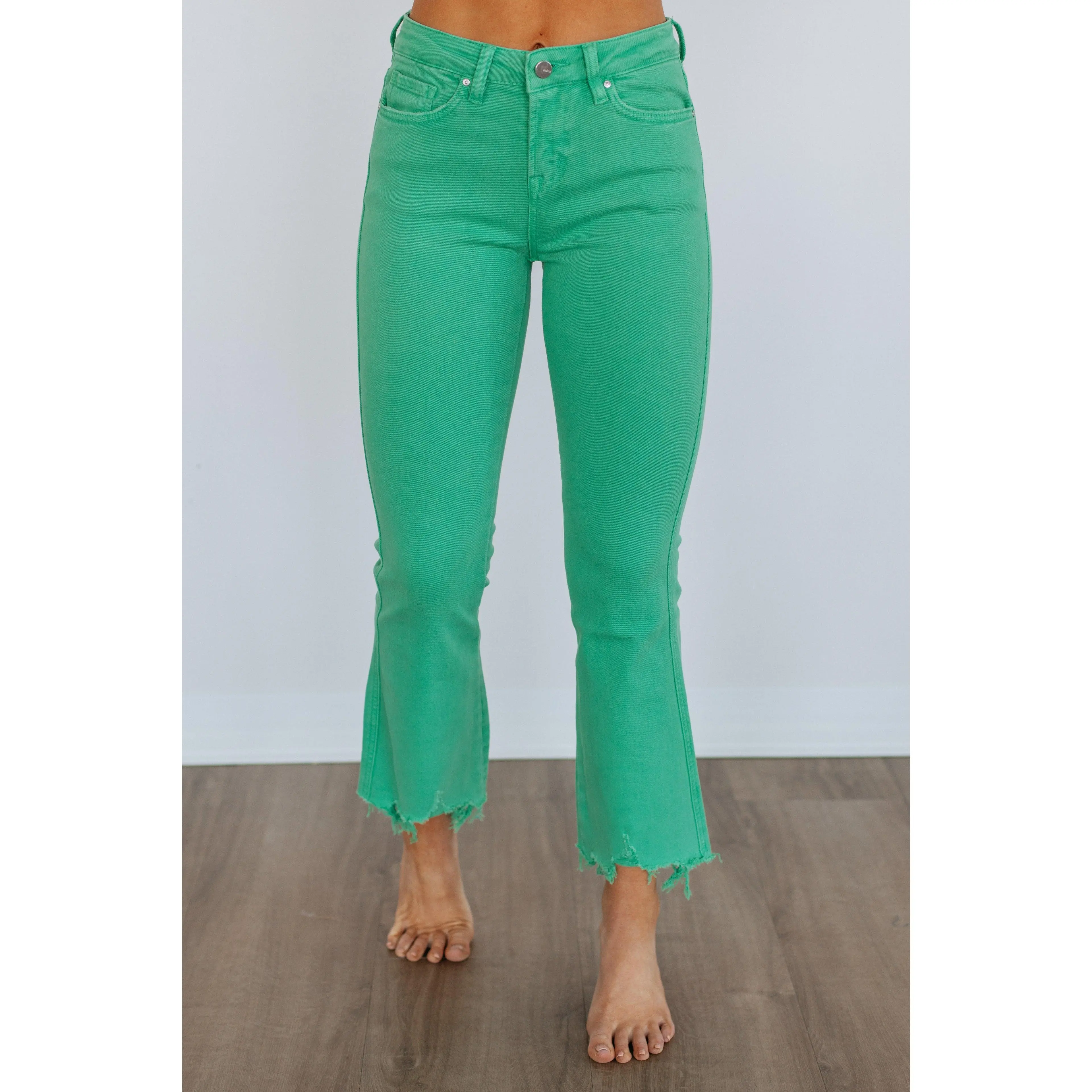 Emberly Mica Jeans - Shamrock Emberly Mica Jeans - Shamrock