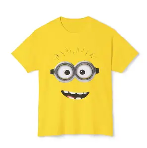 FREESHIP - 30 character Cute expressions Minion Bob Inspired Graphic Tee Adult Cartoon Fan Shirt Funny Yellow Character T-Shirt Unisex s f