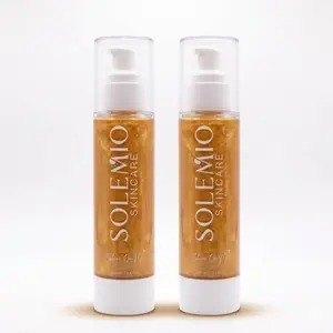 Solemio Shinne On Me Tanning Oil Duo Pack Shimmer Coconut Sunflower