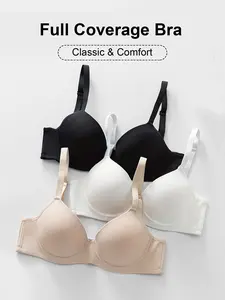 🍑3-Pack Big Bust Friendly Bra Set! Full Coverage Anti-Sagging Design, Natural Lift & All-Day Support, Smooth Seamless Fabric✨
