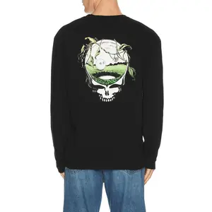 Malbon Golf x Grateful Dead Gorse Tee in Black