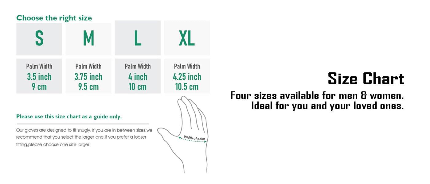 COOLJOB 2/6 Pairs Waterproof Gardening Work Gloves with grip, Double Rubber Coated (Blue)