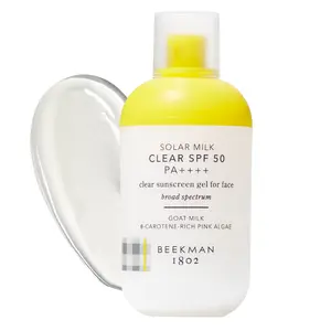 Solar Milk Clear SPF 50 Clear Facial Sunscreen Gel Hydrate Daily Solar Milk Clear SPF 50 Clear Facial Sunscreen Gel Hydrate Daily