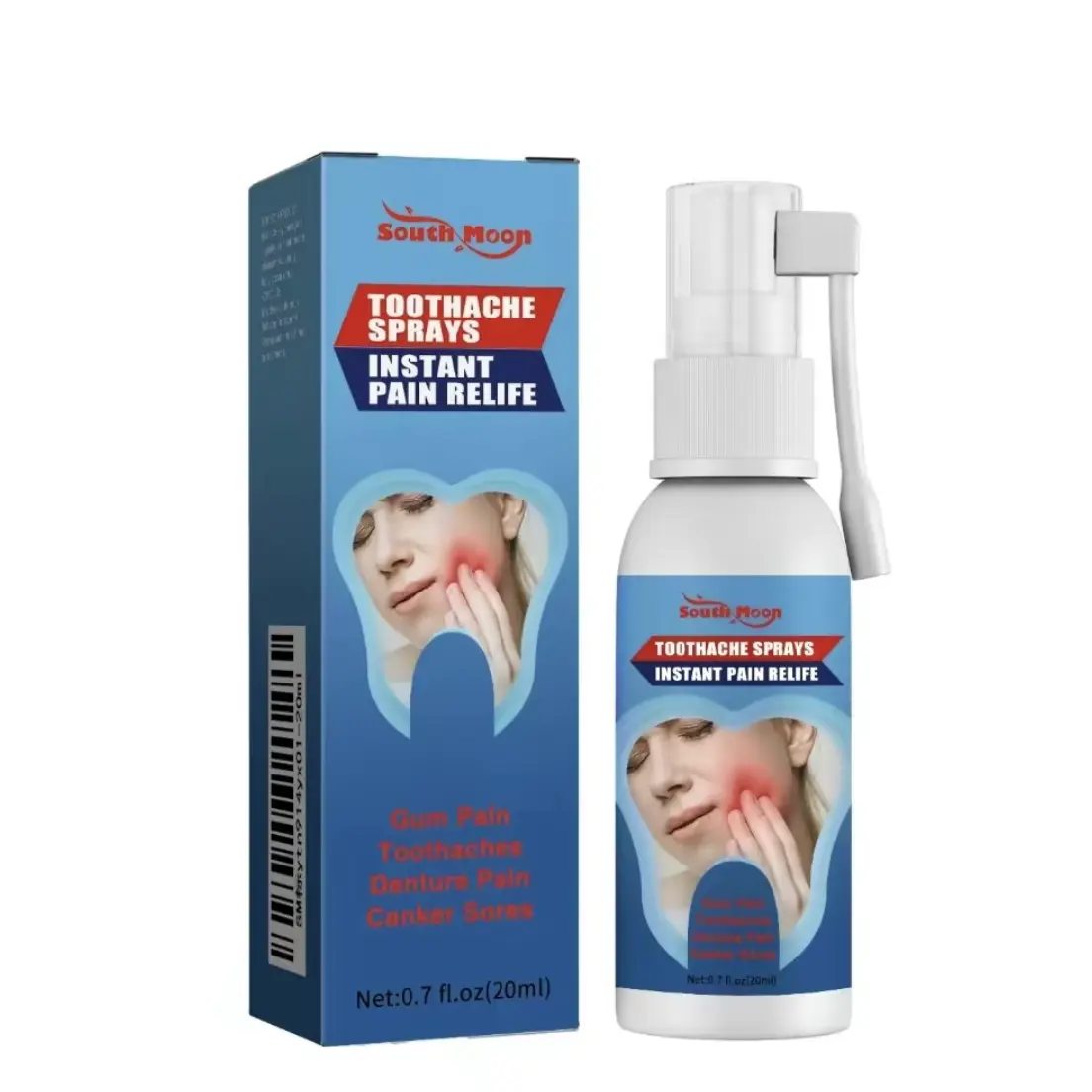 Soothing Oral Care Spray, Fast Toothache Relief, Prevent Cavities, Gentle Formula for Oral Problems, Reduce Gum Swelling, Relieve Pain