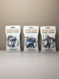 One (1) Single Sleeved booster pack of Riftbound -Spiritforged set of League of Legends trading card game
