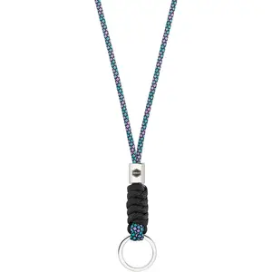 Keychain Lanyard with Stainless Steel Hardware, Braided Paracord for Keys, Phone & ID Badge, Tarnish-Free & Rust-Proof