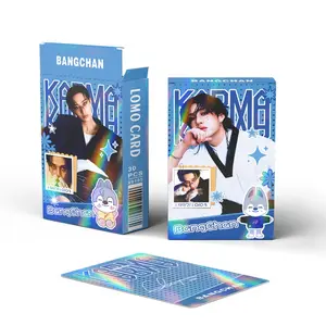 1 Box 30 Sheets Sk Group Single Star Bang Chan Collection Dual-Sided Holographic Cards Photo Cards Postcards, Perfect Room Decoration, Ideal Holiday Gift