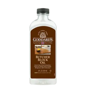 Butcher Block Oil - Wood Cutting Board Cleaner, Food Grade Mineral Oil to Seal & Preserve Real Wooden Cooking Surfaces