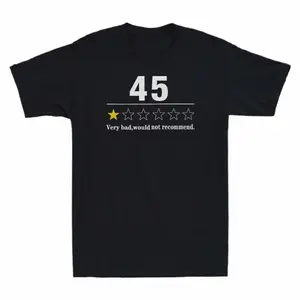 1 Short 45 Very Recommend Sleeve Rating Men's Bad Star Black Would T-Shirt