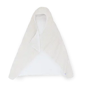 Toddler Hooded Towel - Tan Gingham Toddler Hooded Towel - Tan Gingham