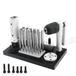 Manual Jump Ring Maker Tool Kit - 20 Stainless Steel Mandrels Wire Coil Winding Machine for Jewelry Making by Jewelers & DIY Makers