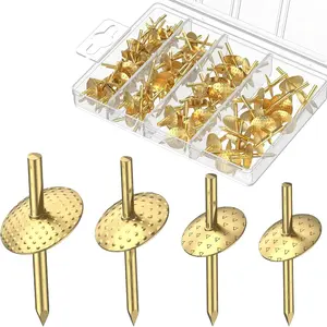 80 count Picture Hangers, Picture  Kit, 4 Size Picture  Hooks, Picture  Nails, Long Picture Hooks for Photo Frame Art Mirror and Decor,