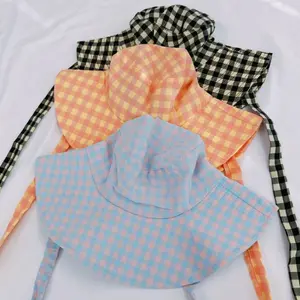 Palette Gingham Beach Hat