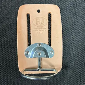 #739 Top Grain Steel Cradle Hammer Holder
