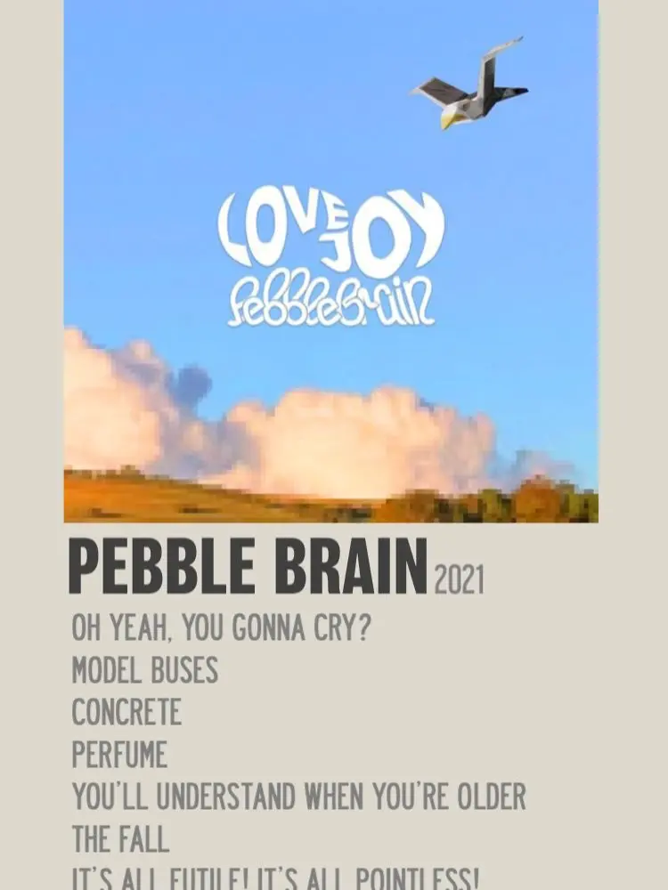 Lovejoy "Pebble Brain" EP Artistic Photo Print - Canvas Wall Art Poster, Sunset-Themed Home Decor for Bedroom, Living Room, Home Inspo