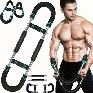 U-Shaped Professional Grade Torsion Arm Trainer Set - Adjustable Intensity + Includes  Ergonomic Design, Safe Training of Strong Arms, Targeted Training of Biceps And Triceps, Multi-Functional Integration Is More Efficient