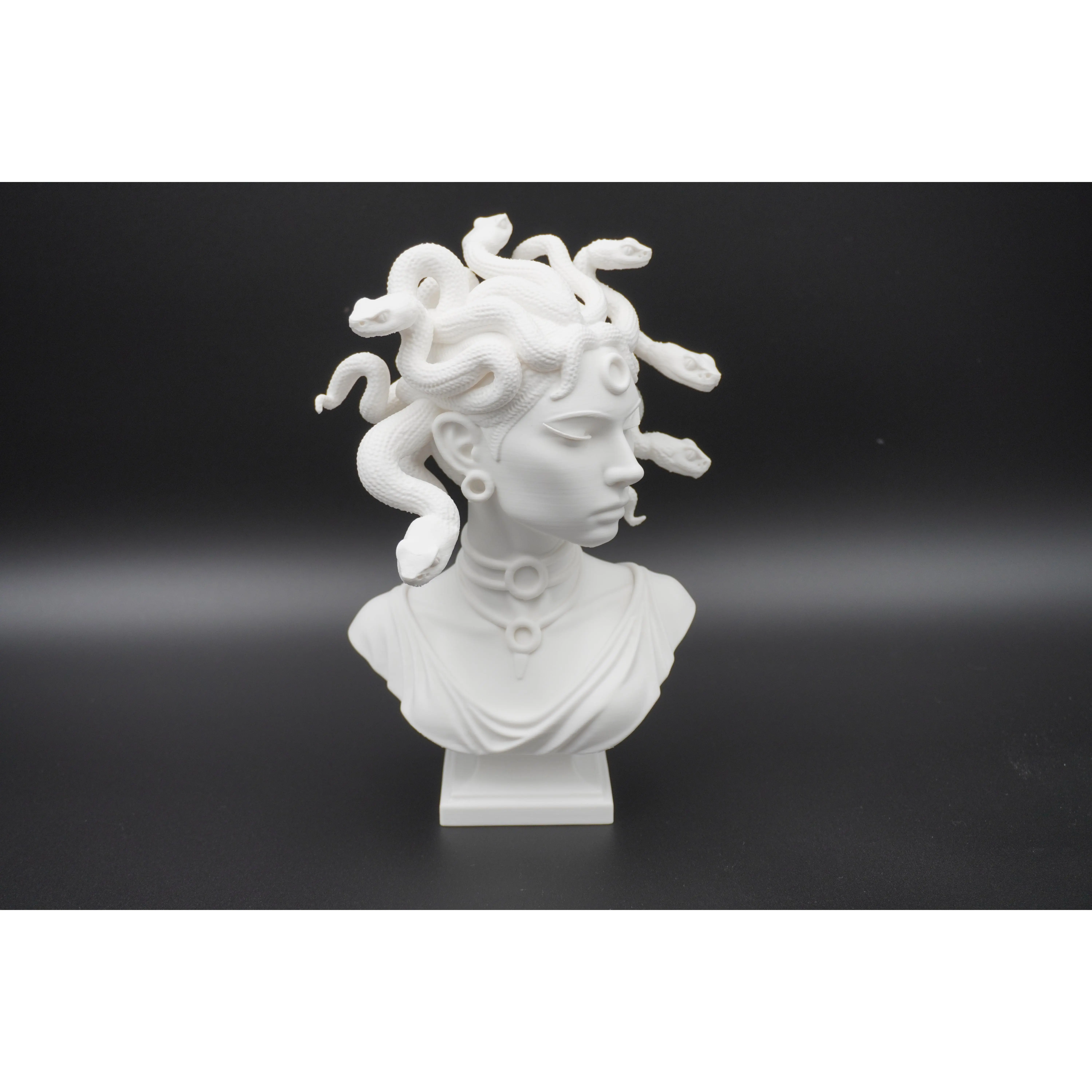 Medusa intimidea S〜M 白 9点セット Medusa Bust - Mythis 3D Printed Shelf Sculpture - TikTok Shop