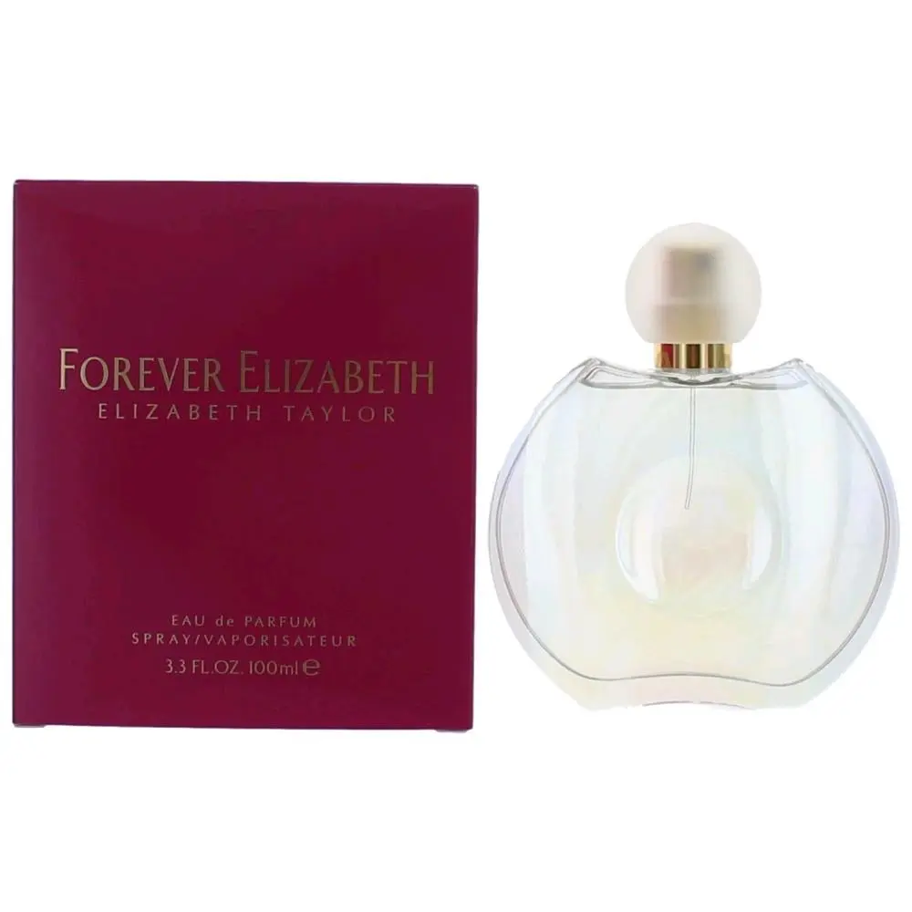Authentic Elizabeth Taylor Forever Elizabeth Women's EDP Spray - 3.3oz, Dreamy Floral Musk Scent, Ideal for Romantic Wear, Edp Concentration